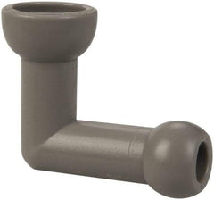 Cedarberg - 1/4" Hose Inside Diam, Coolant Hose Elbow - Female to Male, for Use with Snap Together Hose System, 2 Pieces - Caliber Tooling