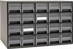 Akro-Mils - 20 Drawer, Small Parts Modular Steel Frame Storage Cabinet - 11" Deep x 17" Wide x 11" High - Caliber Tooling