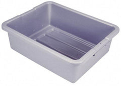 Rubbermaid - 7.1 Gal, Gray Polyethylene Tote Container - Nesting, 21-1/2" Long x 17.1" Wide x 7" High - Caliber Tooling