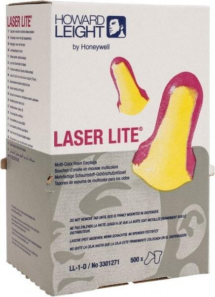 Howard Leight - Disposable Earplug Refill with 32 dB Earplugs - Magenta & Yellow Earplugs, 500 Pairs - Caliber Tooling