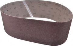 3M - 6" Wide x 48" OAL, 40 Grit, Aluminum Oxide Abrasive Belt - Aluminum Oxide, Coarse, Coated, X Weighted Cloth Backing, Series 341D - Caliber Tooling