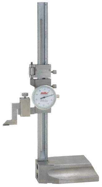 Value Collection - 300mm Stainless Steel Dial Height Gage - 0.02mm Graduation, Dial Display - Caliber Tooling