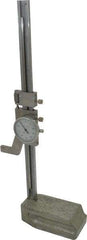 Value Collection - 8" Stainless Steel Dial Height Gage - 0.001" Graduation, Dial Display - Caliber Tooling