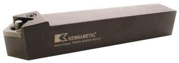 Kennametal - PSDN, Neutral Cut, 0° Lead Angle, 32mm Shank Height x 32mm Shank Width, Negative Rake Indexable Turning Toolholder - 170mm OAL, SN..1906.. Insert Compatibility, Series Kenlever - Caliber Tooling