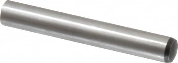 Value Collection - 10mm Diam x 70mm Pin Length Alloy Steel Standard Dowel Pin - C 58-62 Hardness, 37,100 Lb Breaking Strength, 1 Rounded End - Caliber Tooling