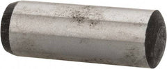 Value Collection - 12mm Diam x 35mm Pin Length Alloy Steel Standard Dowel Pin - C 58-62 Hardness, 53,400 Lb Breaking Strength, 1 Rounded End - Caliber Tooling