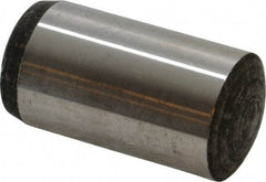 Value Collection - 25mm Diam x 50mm Pin Length Alloy Steel Standard Dowel Pin - C 58-62 Hardness, 232,000 Lb Breaking Strength, 1 Rounded End - Caliber Tooling