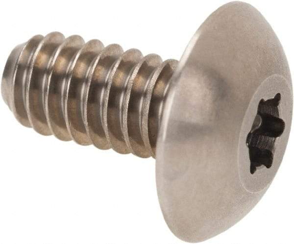 Made in USA - 1/4-20 Thread Screw, Truss Head, Torx Drive, Stainless Steel Sex Bolt & Binding Post - 3/8" Length Under Head, Grade 18-8 - Caliber Tooling