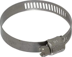 IDEAL TRIDON - SAE Size 20, 7/8 to 1-3/4" Diam, Stainless Steel Miniature Worm Drive Clamp - 5/16" Wide, Material Grade 301, Series 350 - Caliber Tooling