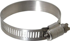 IDEAL TRIDON - SAE Size 32, 1-9/16 to 2-1/2" Diam, Stainless Steel Worm Drive Clamp - 1/2" Wide, Material Grade 201/305, Series 620 - Caliber Tooling