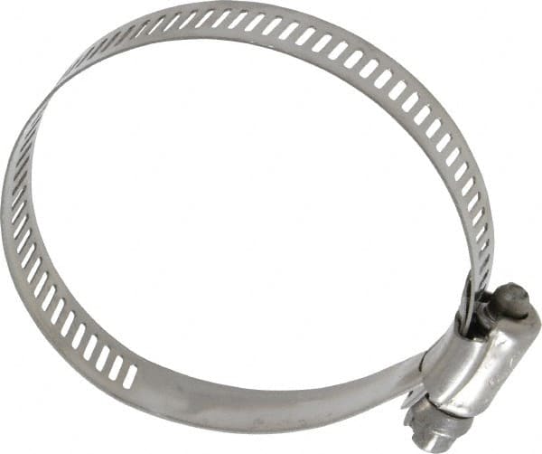 IDEAL TRIDON - SAE Size 36, 1-13/16 to 2-3/4" Diam, Stainless Steel Worm Drive Clamp - 1/2" Wide, Material Grade 201/305, Series 620 - Caliber Tooling