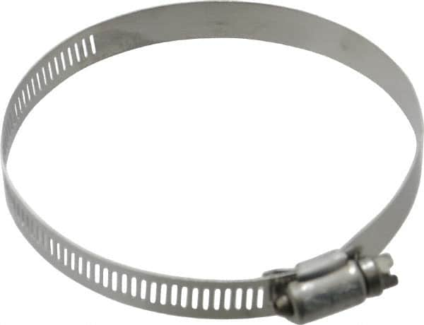 IDEAL TRIDON - SAE Size 60, 3-5/16 to 4-1/4" Diam, Stainless Steel Worm Drive Clamp - 1/2" Wide, Material Grade 201/305, Series 620 - Caliber Tooling