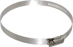 IDEAL TRIDON - SAE Size 80, 3-1/2 to 5-1/2" Diam, Stainless Steel Worm Drive Clamp - 1/2" Wide, Material Grade 201/305, Series 620 - Caliber Tooling