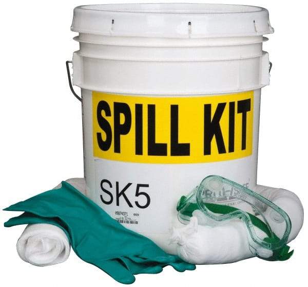 PRO-SAFE - Oil Only Spill Kit - 5 Gal Pail - Caliber Tooling