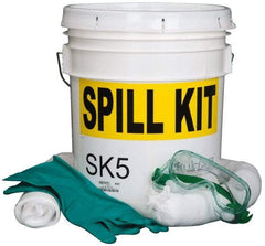 PRO-SAFE - Oil Only Spill Kit - 5 Gal Pail - Caliber Tooling