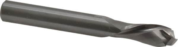 Onsrud - 3/8" Cutting Diam x 7/8" Length of Cut, 2 Flute, Compression Spiral Router Bit - Uncoated, Right Hand Cut, Solid Carbide, 3" OAL x 3/8" Shank Diam, Double Edge, 30° Helix Angle - Caliber Tooling