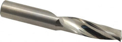 Onsrud - 1/2" Cutting Diam x 1-5/8" Length of Cut, 1 Flute, Upcut Spiral Router Bit - Uncoated, Right Hand Cut, Solid Carbide, 3-1/2" OAL x 1/2" Shank Diam, Single Edge, 21° Helix Angle - Caliber Tooling