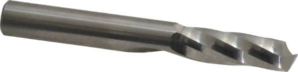 Onsrud - 3/8" Cutting Diam x 1-1/8" Length of Cut, 1 Flute, Upcut Spiral Router Bit - Uncoated, Right Hand Cut, Solid Carbide, 3" OAL x 3/8" Shank Diam, Single Edge - Caliber Tooling