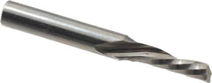 Onsrud - 3/16" Cutting Diam x 5/8" Length of Cut, 1 Flute, Downcut Spiral Router Bit - Uncoated, Right Hand Cut, Solid Carbide, 2" OAL x 1/4" Shank Diam, Single Edge, 21° Helix Angle - Caliber Tooling