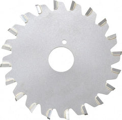 Onsrud - 3" Diam x 0.095" Blade Thickness x 5/8" Arbor Hole Diam, 20 Tooth Slitting and Slotting Saw - Arbor Connection, Right Hand, Uncoated, Carbide-Tipped, -5° Rake - Caliber Tooling