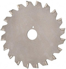 Onsrud - 3-1/2" Diam x 0.095" Blade Thickness x 5/8" Arbor Hole Diam, 20 Tooth Slitting and Slotting Saw - Arbor Connection, Right Hand, Uncoated, Carbide-Tipped, -5° Rake - Caliber Tooling