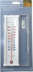 Taylor - -40 to 120°F, Window and Wall Thermometer - 8 Inch Long - Caliber Tooling