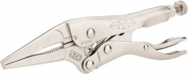 Irwin - 4" OAL Standard Jaw Locking Pliers - 1-5/8" Jaw Opening, Standard Handle - Caliber Tooling