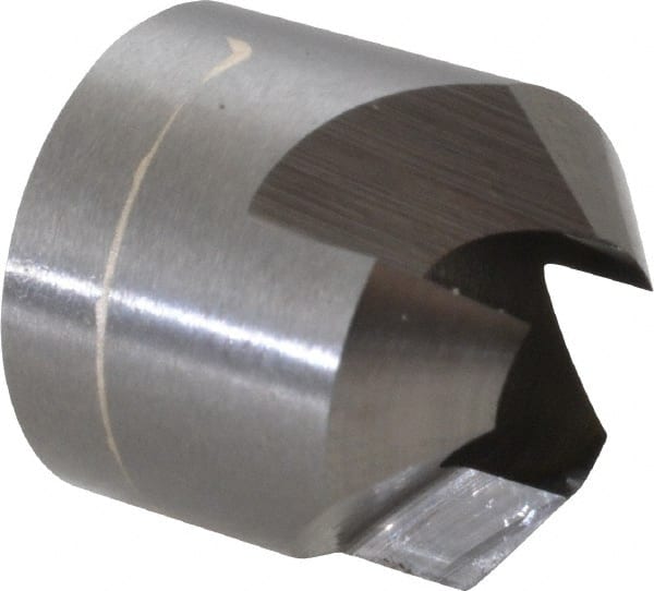 Made in USA - 1/2" Cutter Head Diam, 1/4" Pilot Hole Diam, Solid Carbide Reverse Countersink - Caliber Tooling