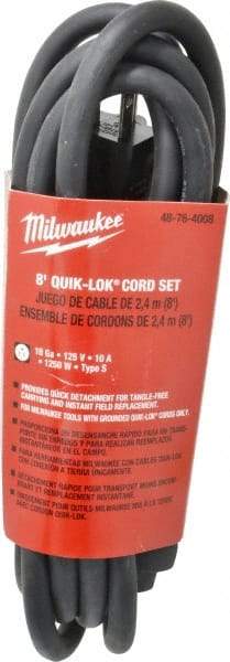 Milwaukee Tool - Power Drill Quik-Lok Cord Set - For All Magnum Drills - Caliber Tooling