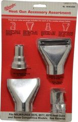 Milwaukee Tool - 4 Piece Heat Gun Accessory Set - For Use with Milwaukee Heat Gun - Caliber Tooling