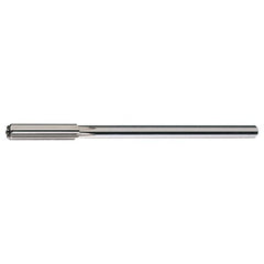 #25 STR / RHC HSS Straight Shank Straight Flute Reamer - Bright - Exact Industrial Supply