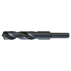 63/64 RHS / RHC HSS 118 Degree Split Point 1/2″ Reduced Shank Silver & Deming Drill - Steam Oxide - Exact Industrial Supply