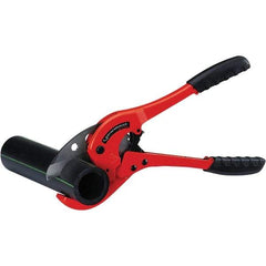 Rothenberger - 2-1/2" Pipe Capacity, Tube & Pipe Cutter - Cuts Plastic, PVC, CPVC, 11-3/4" OAL - Caliber Tooling