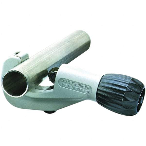 Rothenberger - 1/4" to 1-3/8" Pipe Capacity, Tube Cutter - Cuts Stainless Steel, 6" OAL - Caliber Tooling