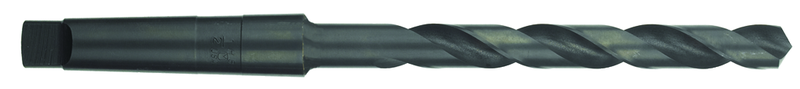 2-3/32 Dia. - 17-3/8 OAL - Surface Treat - HSS - Standard Taper Shank Drill - Caliber Tooling