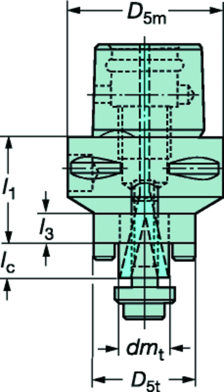 C339105C16030 Capto® Adapter - Caliber Tooling