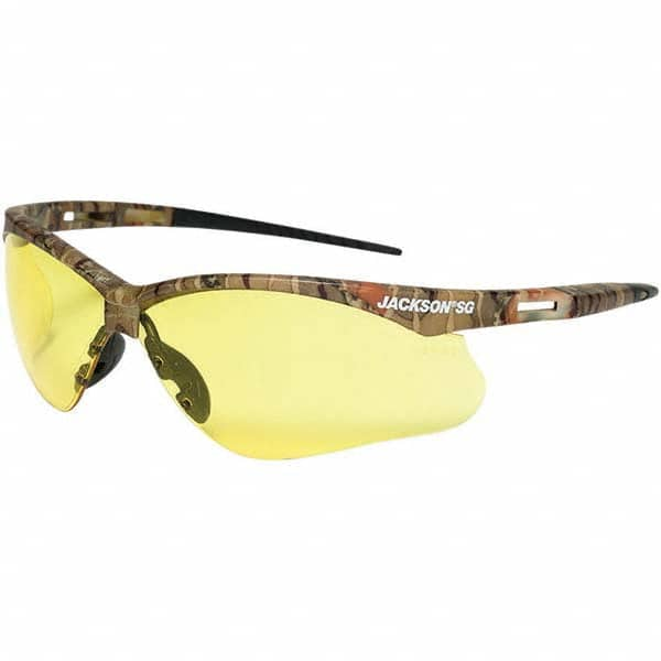 Jackson Safety - Safety Glasses Type: Safety Lens Color Family: Amber - Caliber Tooling