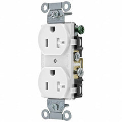 Bryant Electric - Straight Blade Receptacles Receptacle Type: Duplex Receptacle Grade: Commercial - Caliber Tooling