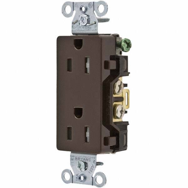 Bryant Electric - Straight Blade Receptacles Receptacle Type: Duplex Receptacle Grade: Commercial - Caliber Tooling