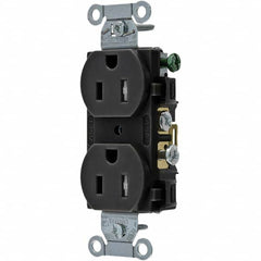 Bryant Electric - Straight Blade Receptacles Receptacle Type: Duplex Receptacle Grade: Commercial - Caliber Tooling