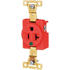 Bryant Electric - Straight Blade Receptacles Receptacle Type: Single Receptacle Grade: Hospital - Caliber Tooling