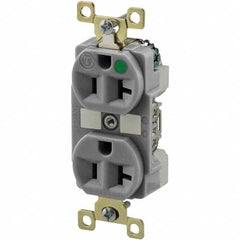 Bryant Electric - Straight Blade Receptacles Receptacle Type: Duplex Receptacle Grade: Hospital - Caliber Tooling