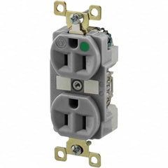 Bryant Electric - Straight Blade Receptacles Receptacle Type: Duplex Receptacle Grade: Hospital - Caliber Tooling