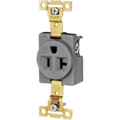 Bryant Electric - Straight Blade Receptacles Receptacle Type: Single Receptacle Grade: Industrial - Caliber Tooling