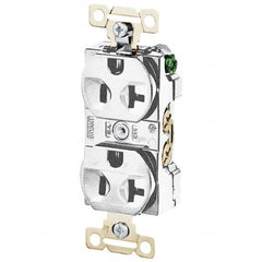 Bryant Electric - Straight Blade Receptacles Receptacle Type: Duplex Receptacle Grade: Industrial - Caliber Tooling