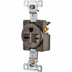 Bryant Electric - Straight Blade Receptacles Receptacle Type: Single Receptacle Grade: Industrial - Caliber Tooling