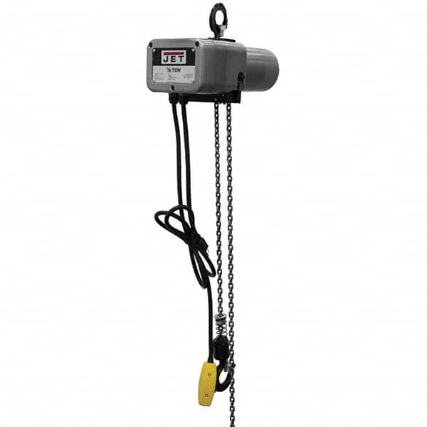 Jet - Electric Hoists Type: Electric Hoist Load Capacity (Ton): 1/8 - Caliber Tooling