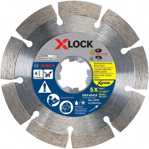 Bosch - Wet & Dry-Cut Saw Blades Blade Diameter (Inch): 4-1/2 Blade Material: Diamond-Tipped - Caliber Tooling