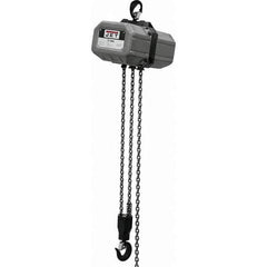 Jet - Electric Hoists Type: Electric Hoist Load Capacity (Ton): 1 - Exact Industrial Supply