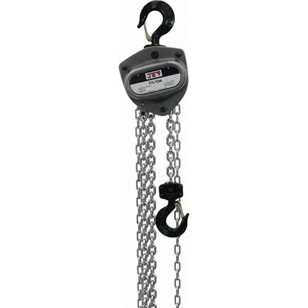 Jet - 3,000 Lb Capacity, 70' Lift Height, Manual Chain Hoist - Caliber Tooling